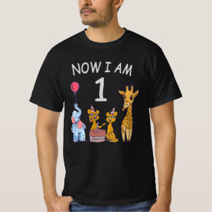 T-shirt Now I le 1er jour du Birthday