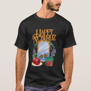 T-shirt Nowruz Perse Perse Nowruz Joyeux Iran Moubarak