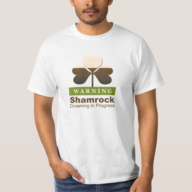 T-shirt Noyade du shamrock (Devant)