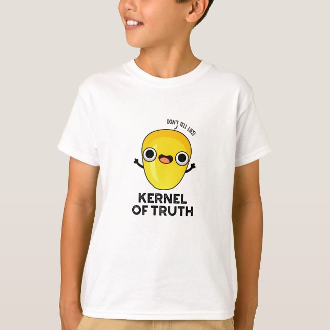 T-shirt Noyau de vérité amusant chandail de maïs (Devant)