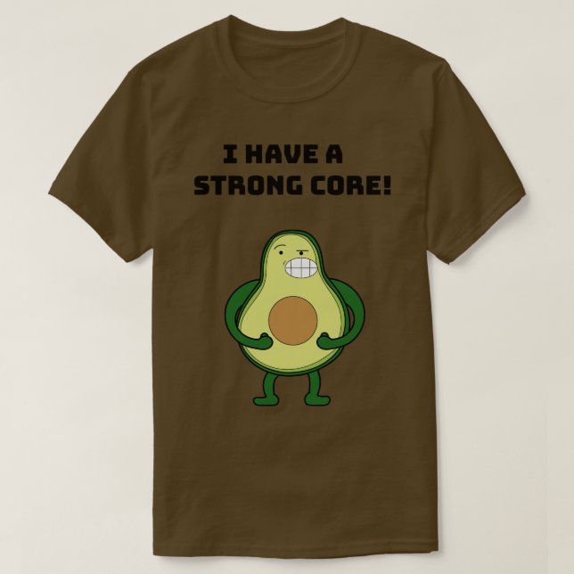 T-shirt noyau fort Avocado (Design devant)
