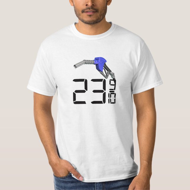 T-shirt Nozzle à essence avec gaz des années 1970 (Devant)
