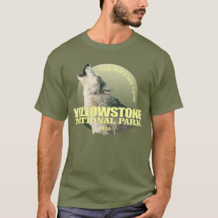 T-shirt NP de Yellowstone (Loup gris) TNO