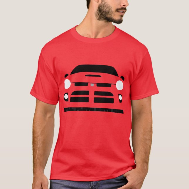 T-shirt NSRT4 - Jeux toujours avec des voitures (Devant)