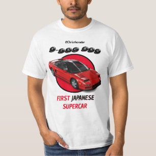 T-shirt NSX Supercar japonais