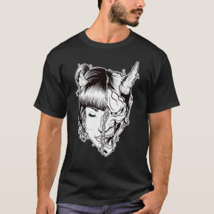 T-shirt Nu Goth Geisha Hannya Masque Demon Shapeshifter