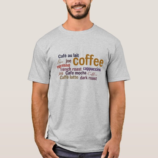 T-shirt Nuage de café (Devant)