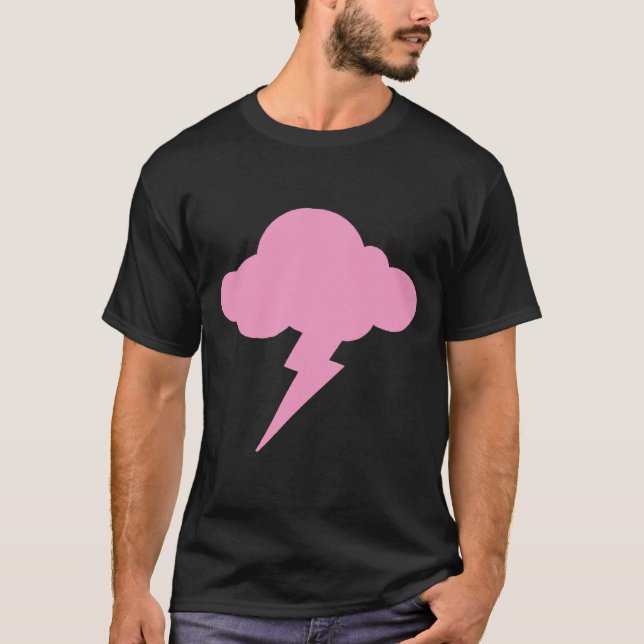 T-shirt Nuage de foudre (Devant)