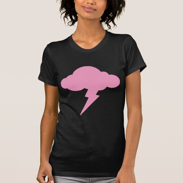 T-shirt Nuage de foudre (Devant)