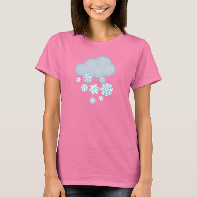 T-shirt nuage de neige (Devant)