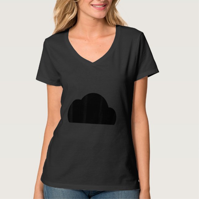 T-shirt Nuage foncé (Devant)