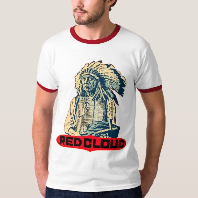 T-shirt Nuage rouge (Devant)