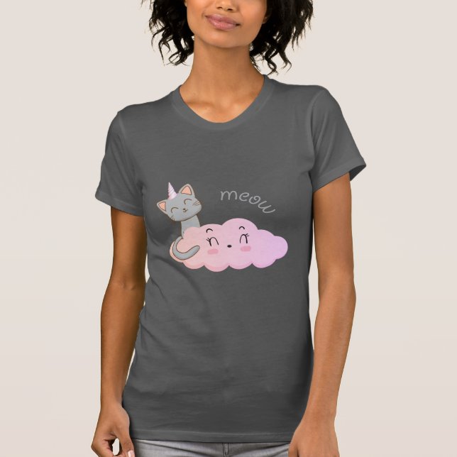 t-shirt nuage unicat (Devant)