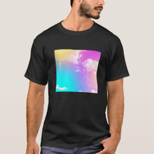 T-shirt Nuages arc-en-ciel