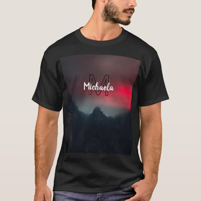 T-shirt Nuages brûlants, brouillard et monographie des mon (Devant)