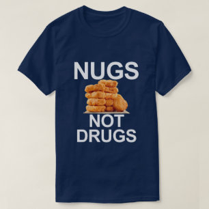 T-SHIRT NUAGES NON DROGUES, POULET NUGGET