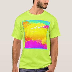 T-shirt Nuages tendance et intemporels Art Motif