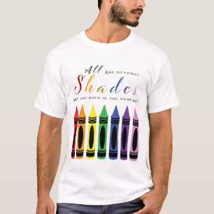 T-shirt Nuances de couleurs