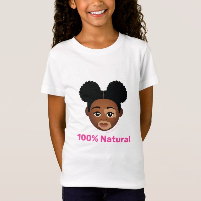 T-Shirt Nuances de Melanin 100% naturel (Devant)