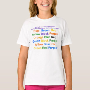 T-shirt Nuancier d'illusion optique de la Science