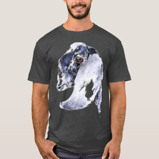T-shirt Nubian Goat Watercolour Art, Nubian Goat Art, Nubi