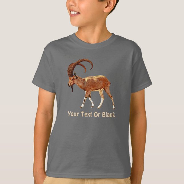 T-shirt Nubian Ibex - Ein Gedi (Devant)