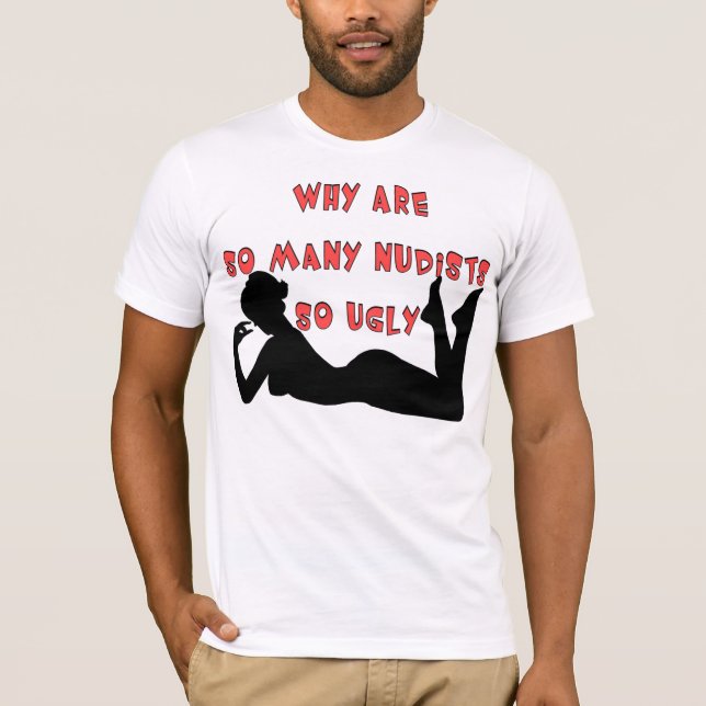 T-shirt Nudiste ? (Devant)