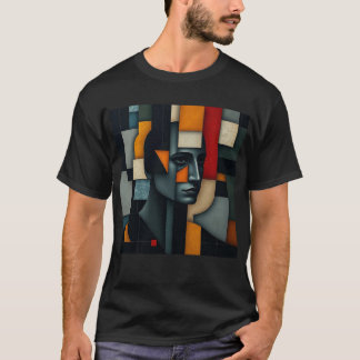 T-shirt NUES Cubist Abstract 3