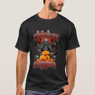T-shirt Nuggets de poulet Heavy Metal World Tour Musique h