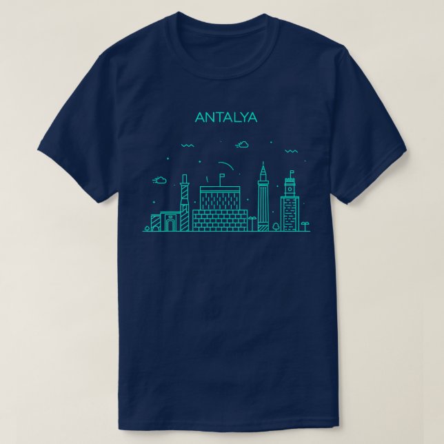 T-shirt Nuit à Antalya (Design devant)