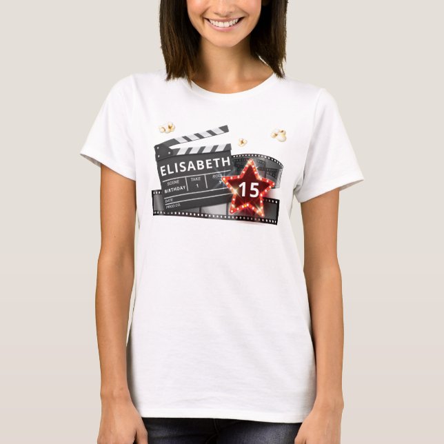 T-shirt Nuit de cinéma Luxe (Devant)