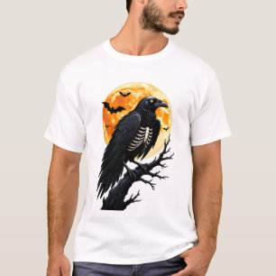 T-shirt Nuit de corbeau à os de lune