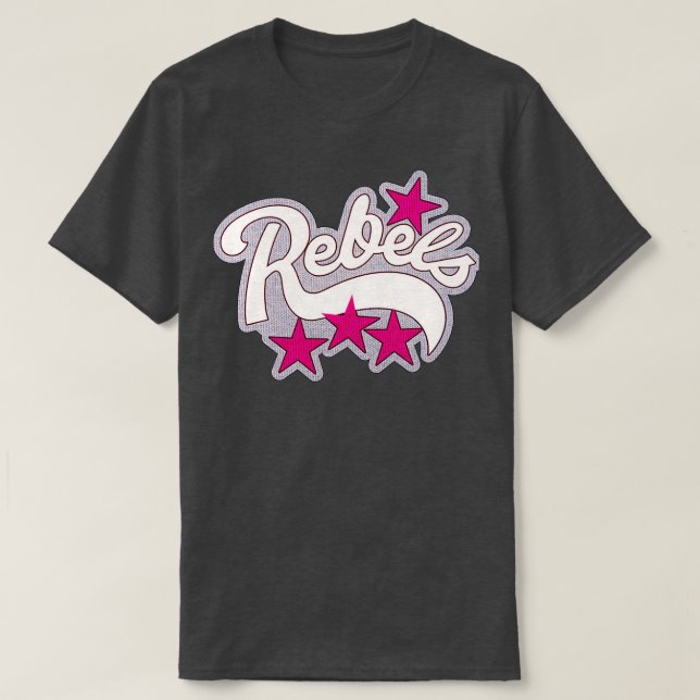 T-shirt Nuit de la Comet Rebels Cheerleader Uniform Pat (Design devant)