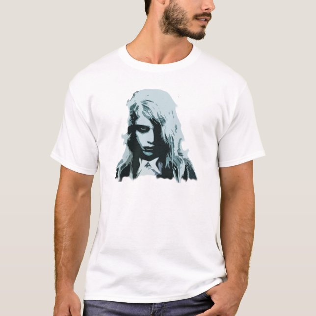 T-shirt Nuit de la fille vivante de zombi (Devant)