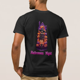 T-shirt Nuit d'Halloween (Citrouille)