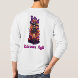 T-shirt Nuit d'Halloween (Citrouille)