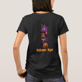T-shirt Nuit d'Halloween (Maison hantée)