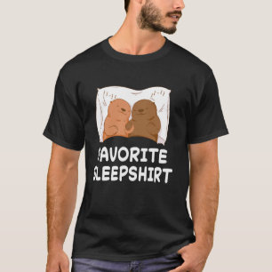 T-shirt Nuit du pyjama dormant dormant au soir du klaxon
