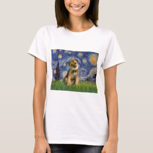 T-shirt Nuit étoilée - Border Terrier #1