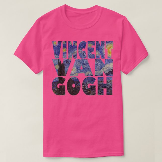 T-shirt Nuit étoilée par Vincent Van Gogh Tet Museum Ar (Design devant)