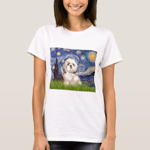 T-shirt Nuit étoilée - Shih Tzu (Y)