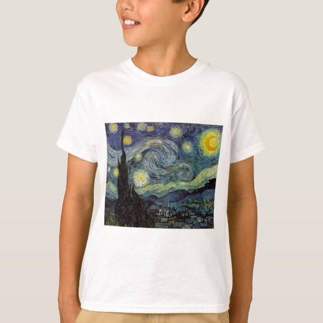 T-shirt Nuit étoilée - van Gogh (Devant)