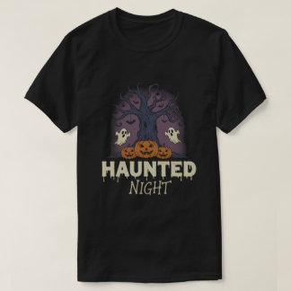 T-shirt Nuit hantée horreur Halloween