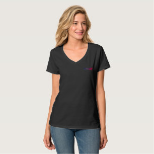 T-shirt Nuit pour la vitesse   Cou-V féminin