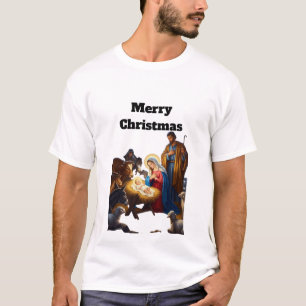 T-shirt Nuit Sainte de Paix La Lumière de la Nativité Nuit