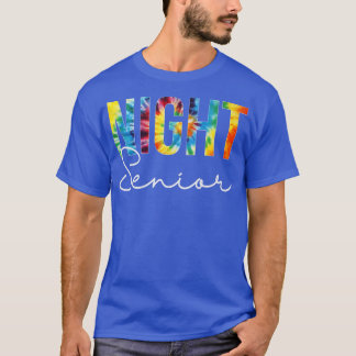 T-shirt Nuit Senior Appréciation Jour Tie Dye Pour Les Fem