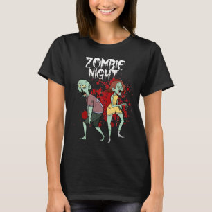 T-shirt Nuit Zombie d'Halloween