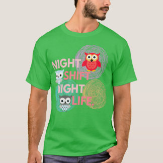 T-shirt Nuitée Équilibre de vie nocturne