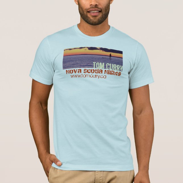 T-shirt Nuits de la Nouvelle-Écosse de ~ de cari de Tom (Devant)