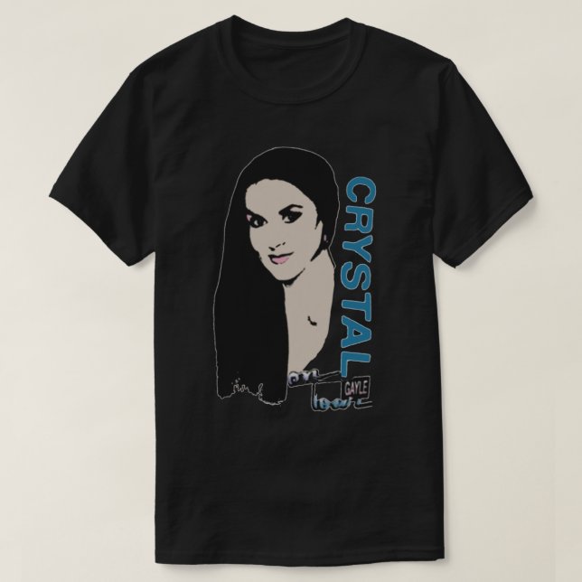 T-shirt Nuits de Talladega Crystal Gayle (1) (Design devant)